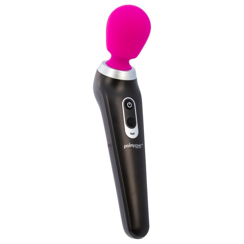 PalmPower Extreme Wand - akkus masszírozó vibrátor (pink-fekete) 48287 termék bemutató kép