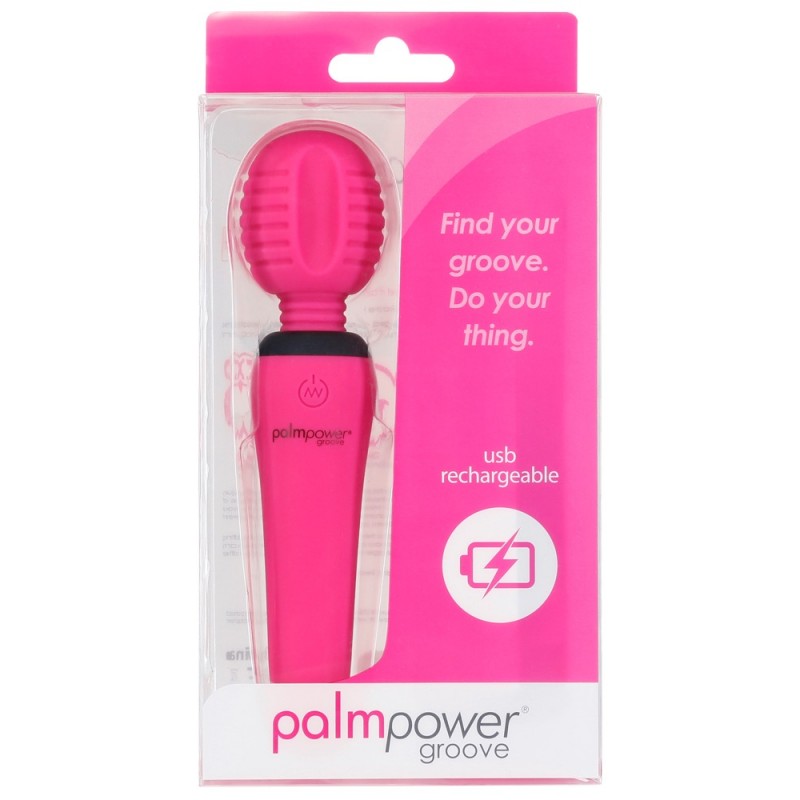 PalmPower groove - akkus masszírozó vibrátor (pink) 93087 termék bemutató kép