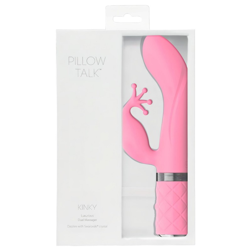 Pillow Talk Kinky - akkus, 2 motoros G-pont vibrátor (pink) 108995 termék bemutató kép