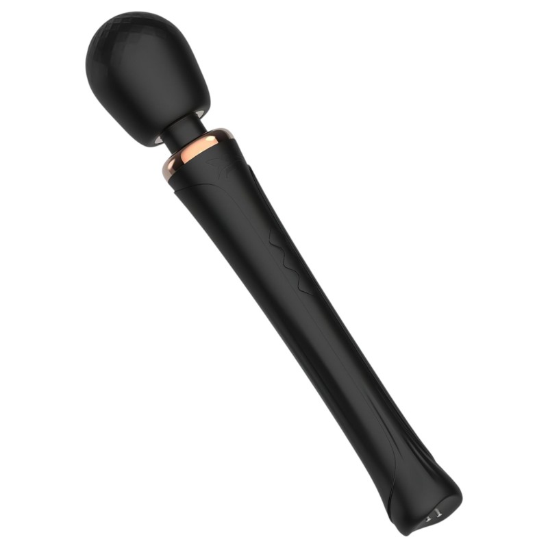 Pixey Aquawand - vízálló masszírozó vibrátor (fekete) 150113 termék bemutató kép