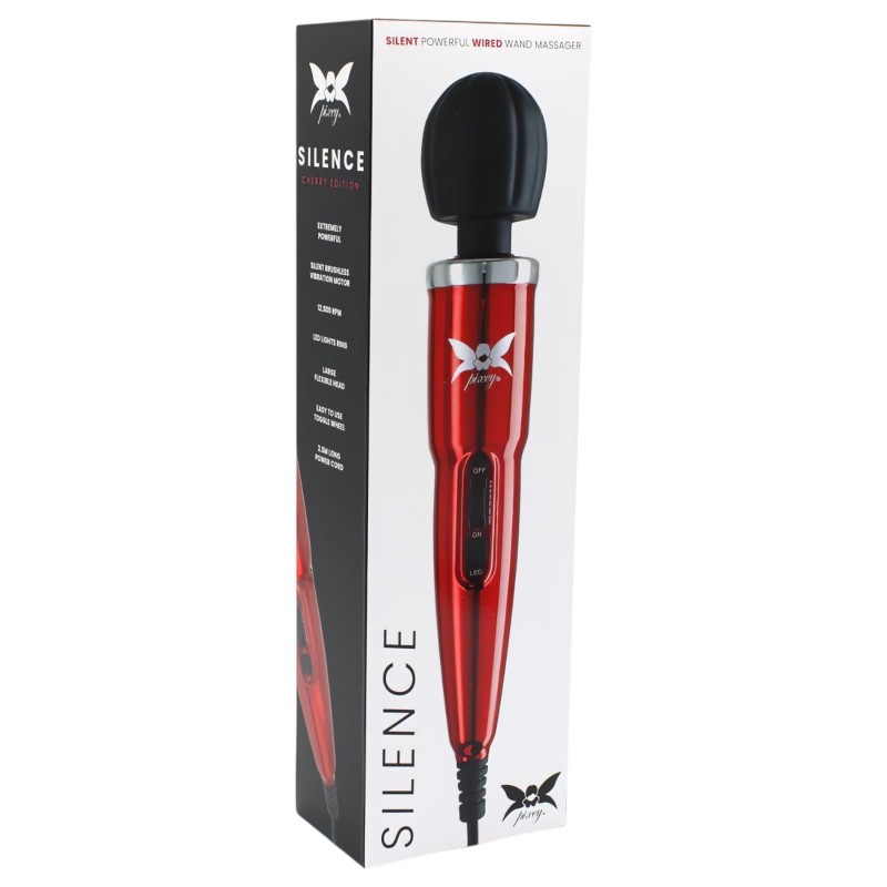 Pixey Silence - halk wand masszírozó vibrátor (piros) 167755 termék bemutató kép