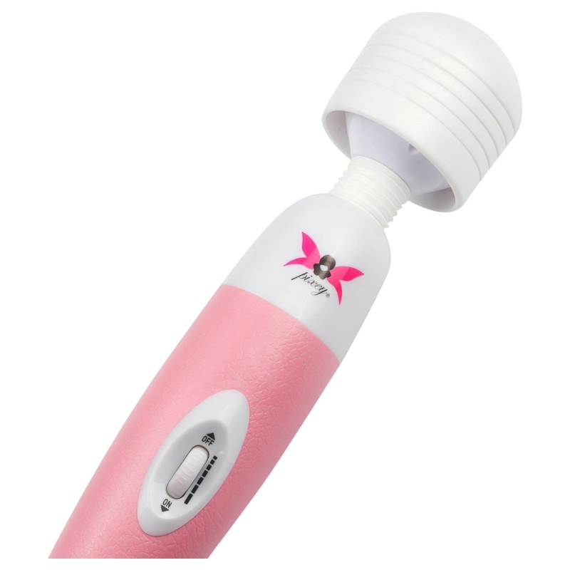 Pixey - vezetékes wand masszírozó vibrátor (rózsaszín) 167722 termék bemutató kép