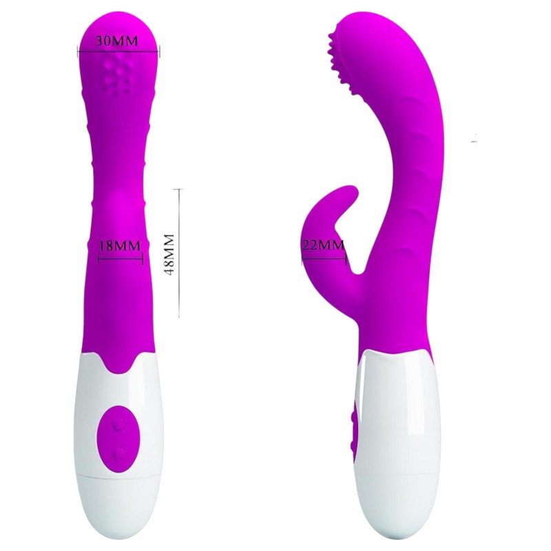 Pretty Love Arthur - mozgó fejes G-pont vibrátor (lila) 120565 termék bemutató kép