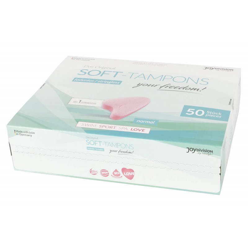 JoyDivision Soft-Tampons - zsinór nélküli puha tampon (50 db) 4397 termék bemutató kép
