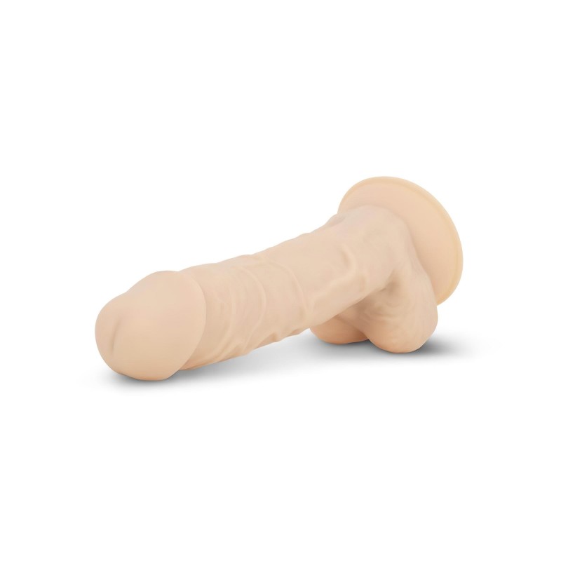 Real Fantasy Conrad - tapadókorongos vibrátor - 20 cm (testszínű) 131936 termék bemutató kép