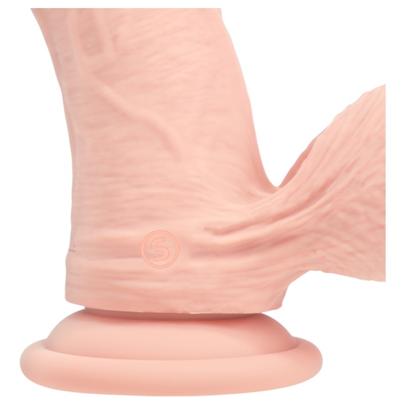 RealRock - dupla sűrűségű élethű vibrátor (testszínű) - 20 cm 149906 termék bemutató kép