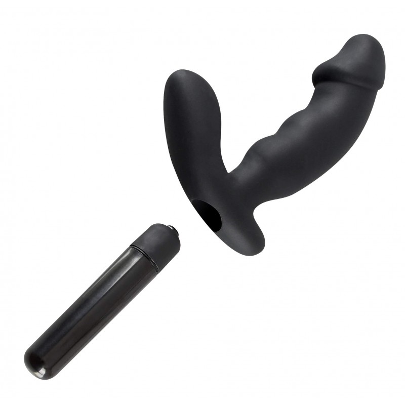 Rebel - péniszes prosztata vibrátor (fekete) 11610 termék bemutató kép