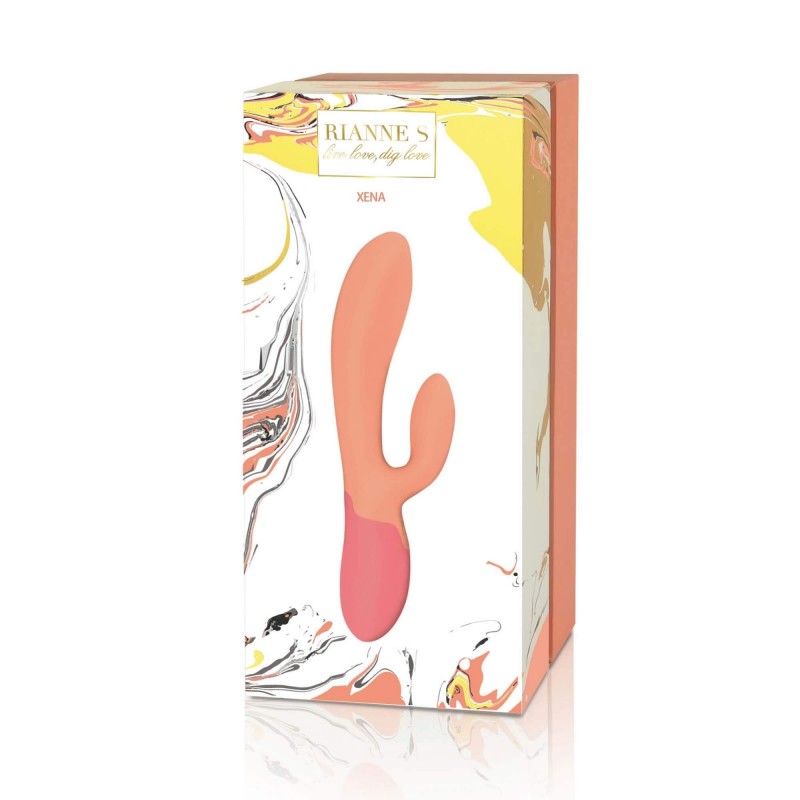 Rianne Essential Xena - akkus, melegítő vibrátor (barack-korall) 81767 termék bemutató kép