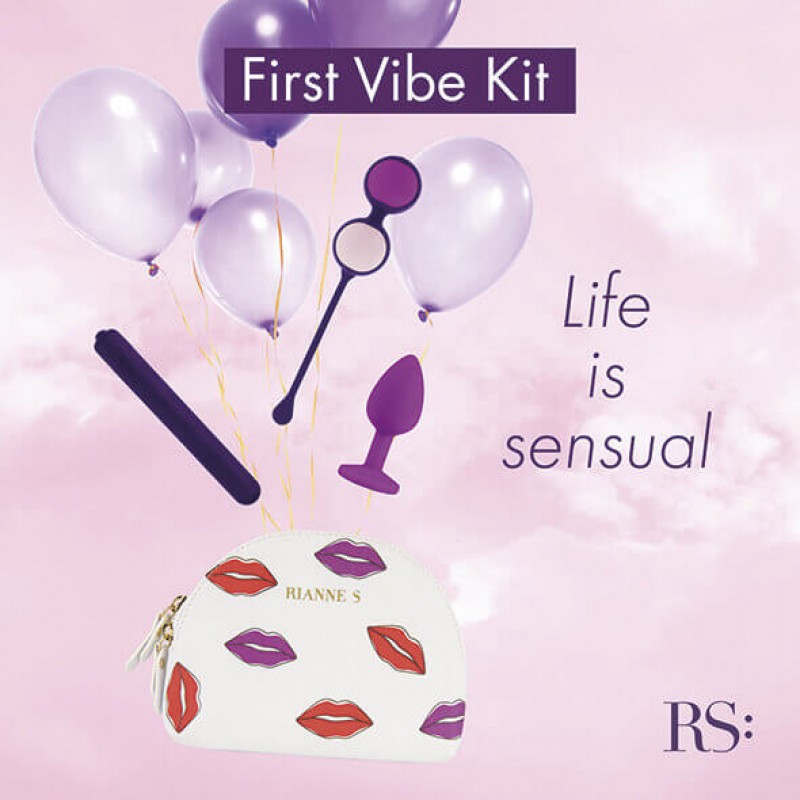 Rianne Essentials First - vibrátor szett - lila (3 részes) 50099 termék bemutató kép