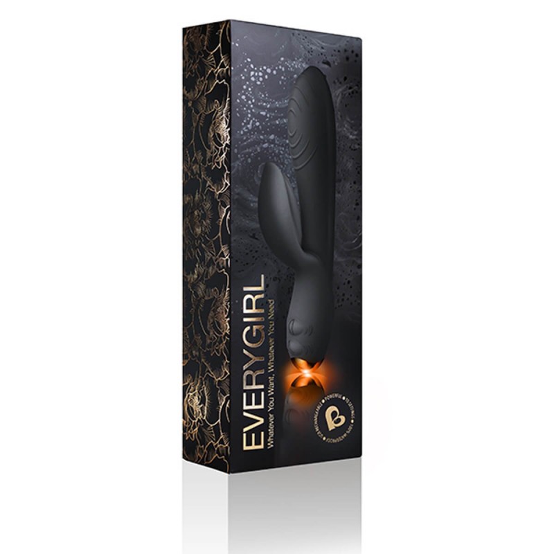Rocks-Off Every Girl - akkus vibrátor (fekete) 94925 termék bemutató kép