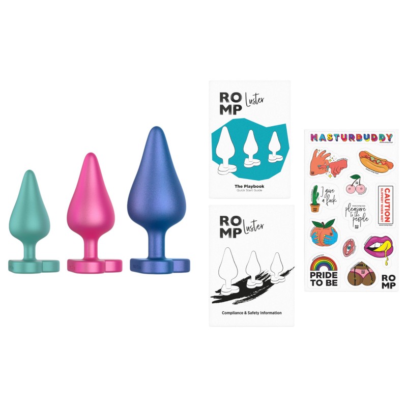 ROMP Luster - anál tréning szett (3db) 104155 termék bemutató kép