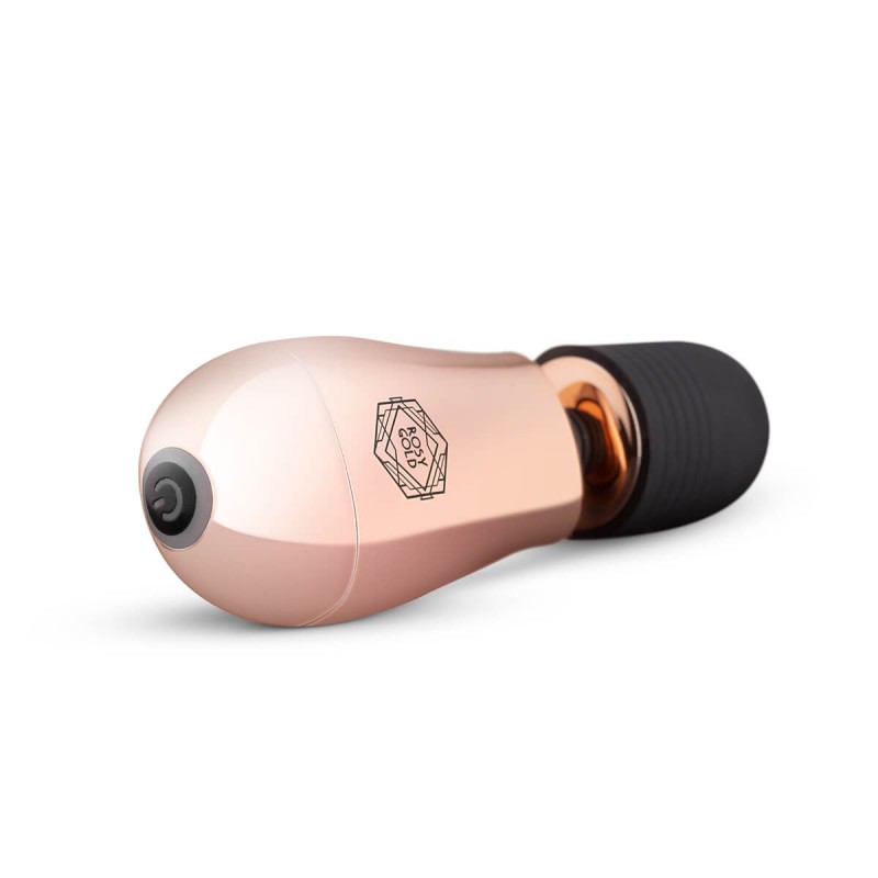 Rosy Gold Mini Wand - akkus, masszírozó vibrátor (rosegold) 51731 termék bemutató kép