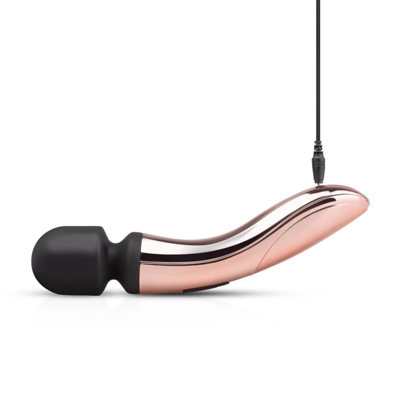 Rosy Gold Wand Curve - akkus, masszírozó vibrátor (rosegold) 51753 termék bemutató kép