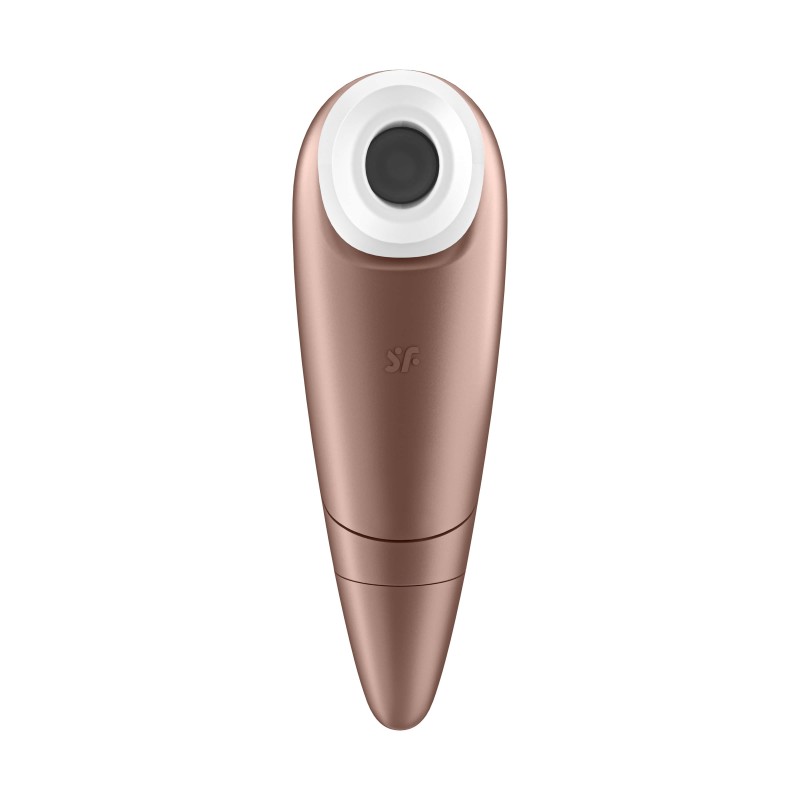 Satisfyer 1 Number One - léghullámos csiklóizgató (barna) 50342 termék bemutató kép