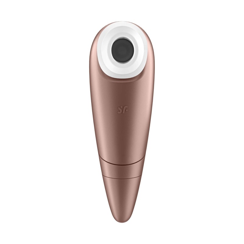 Satisfyer 1 Number One - léghullámos csiklóizgató (barna) 83454 termék bemutató kép