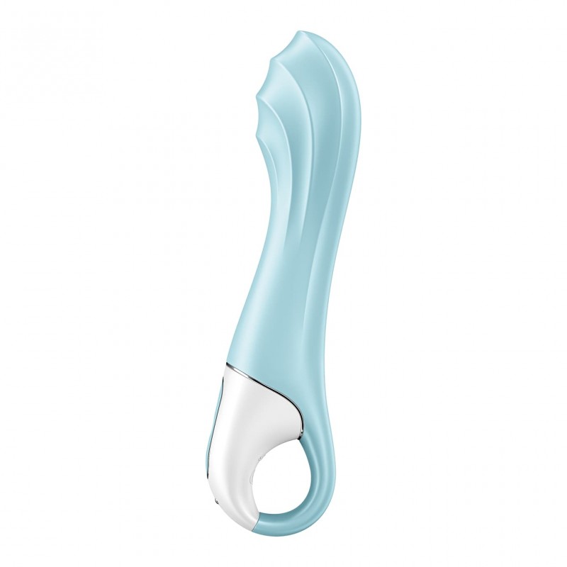 Satisfyer Air Pump Vibrator 5 - okos pumpálható vibrátor (kék) 87140 termék bemutató kép