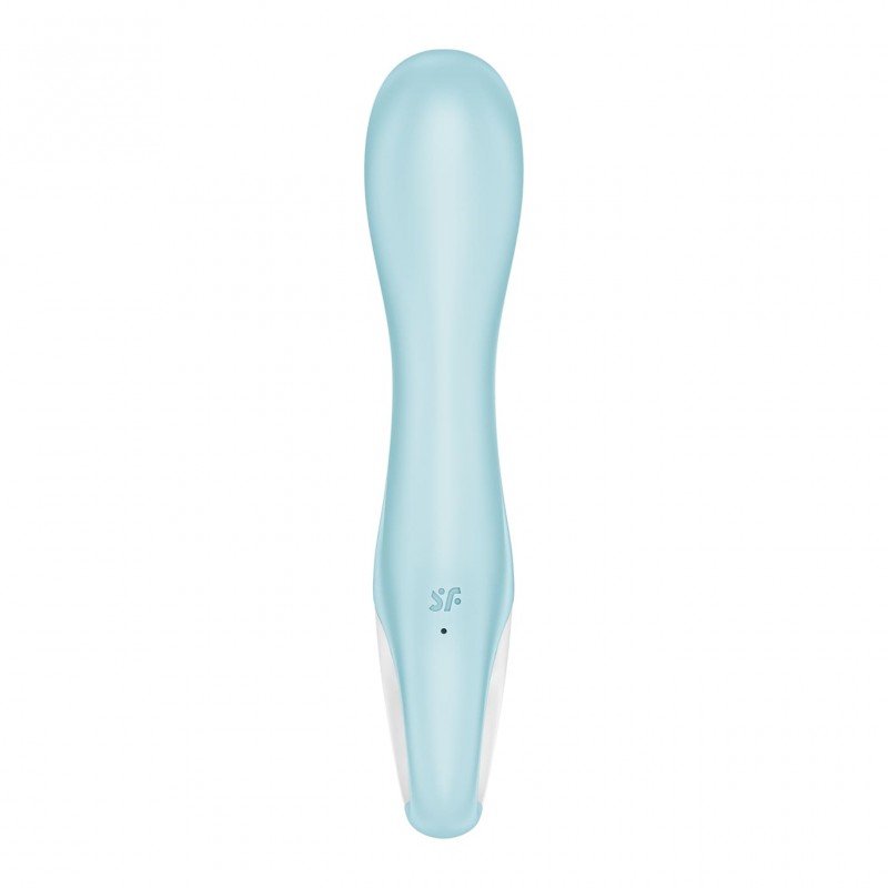 Satisfyer Air Pump Vibrator 5 - okos pumpálható vibrátor (kék) 87141 termék bemutató kép