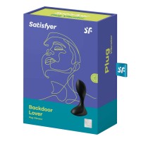 Satisfyer Backdoor Lover - akkus, vízálló anál vibrátor (fekete) 47409 termék bemutató kép