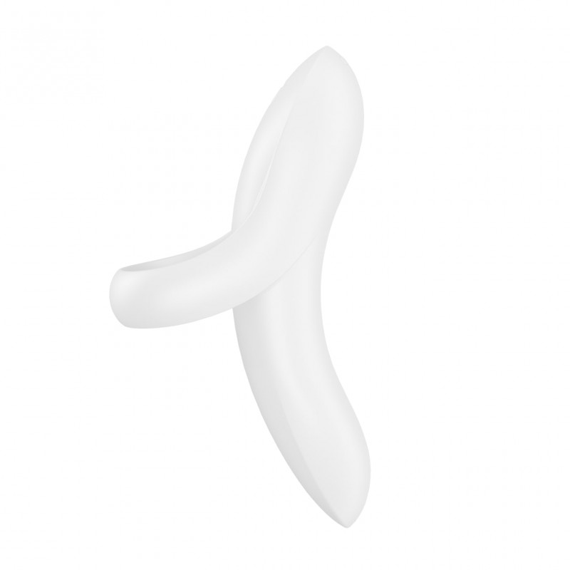 Satisfyer Bold Lover - akkus, vízálló ujj vibrátor (fehér) 63892 termék bemutató kép