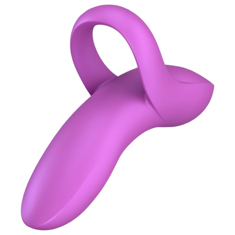 Satisfyer Bold Lover - akkus vízálló ujjvibrátor nőknek és (pink) 156894 termék bemutató kép