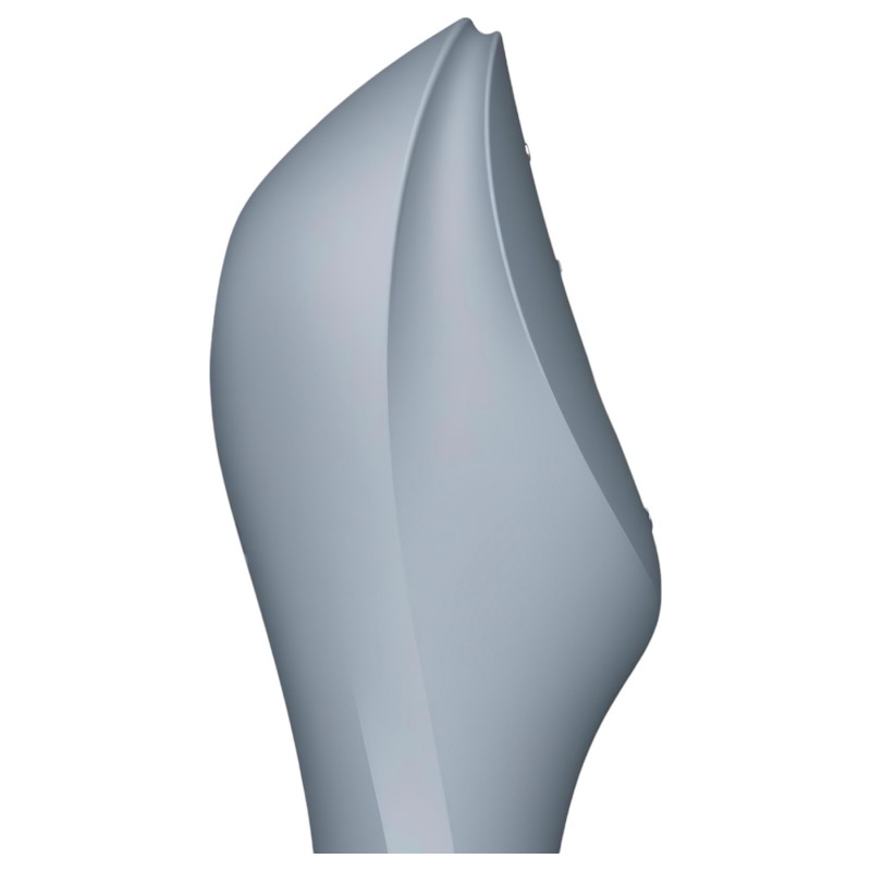 Satisfyer Curvy Trinity 3 - léghullámos 2in1 vibrátor (szürke) 101209 termék bemutató kép