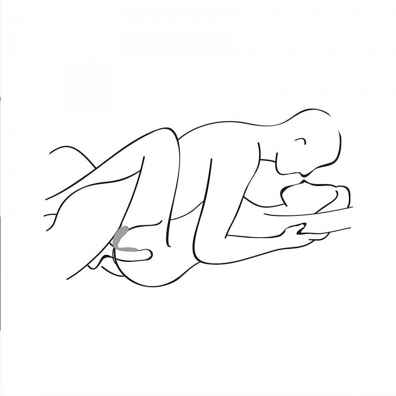 Satisfyer Double Joy - okos, vízálló párvibrátor (lila) 102231 termék bemutató kép