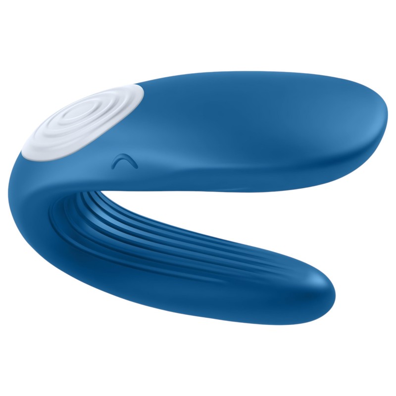 Satisfyer Double Whale - 2 motoros párvibrátor (kék) 114290 termék bemutató kép
