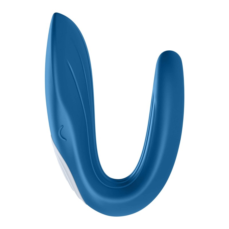 Satisfyer Double Whale - 2 motoros párvibrátor (kék) 88157 termék bemutató kép
