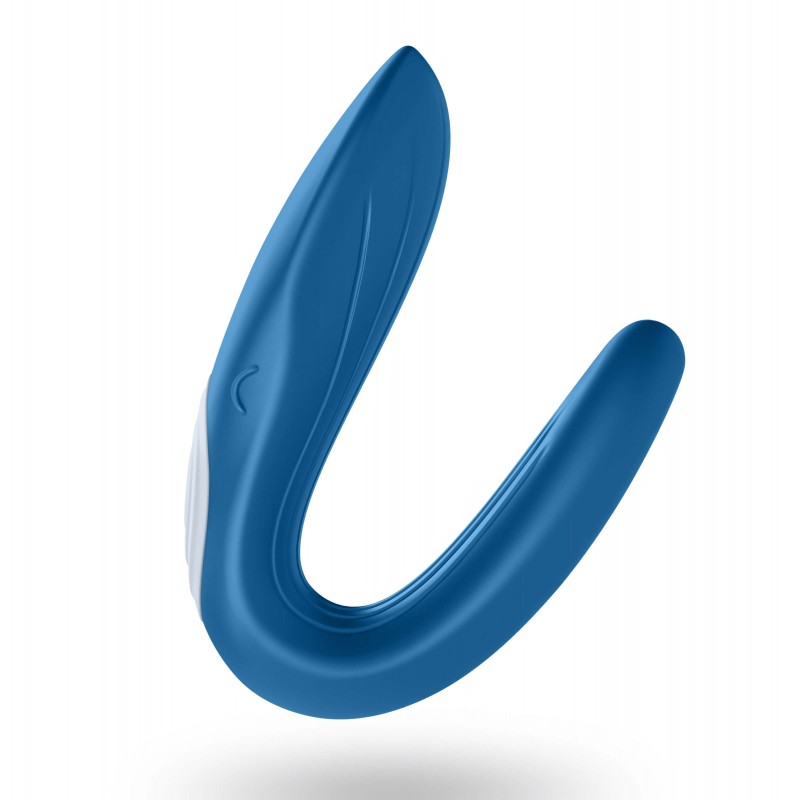 Satisfyer Double Whale - 2 motoros párvibrátor (kék) 45463 termék bemutató kép
