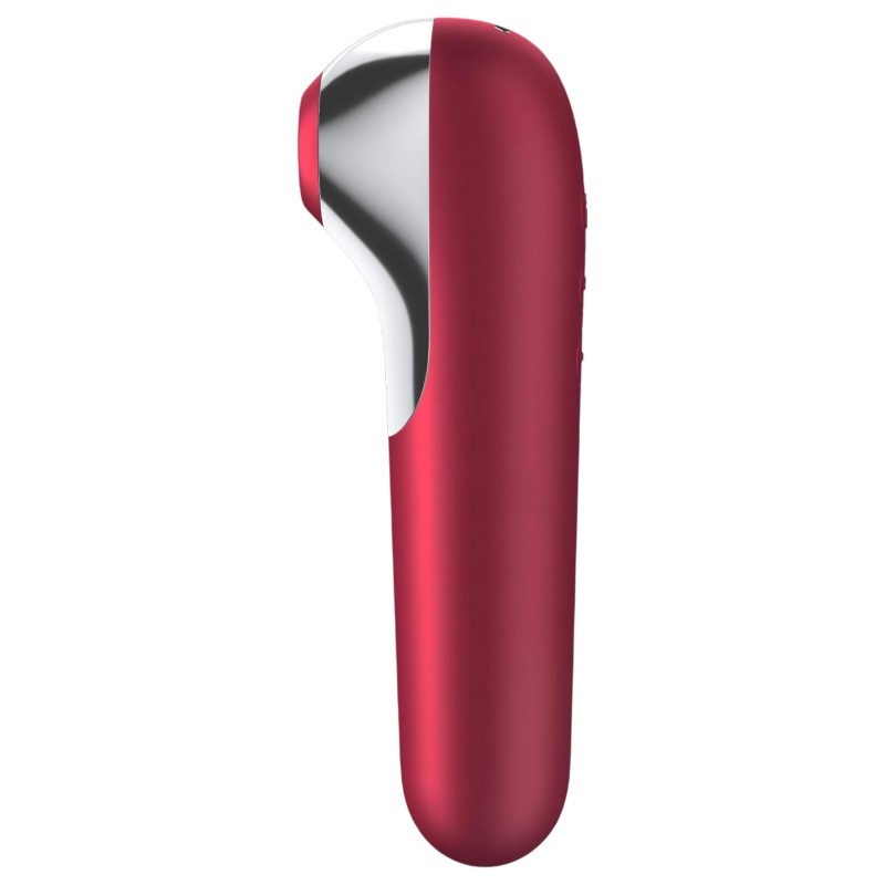 Satisfyer Dual Love - app-vezérelt csiklóvibrátor, csiklóizgató (piros) 158980 termék bemutató kép