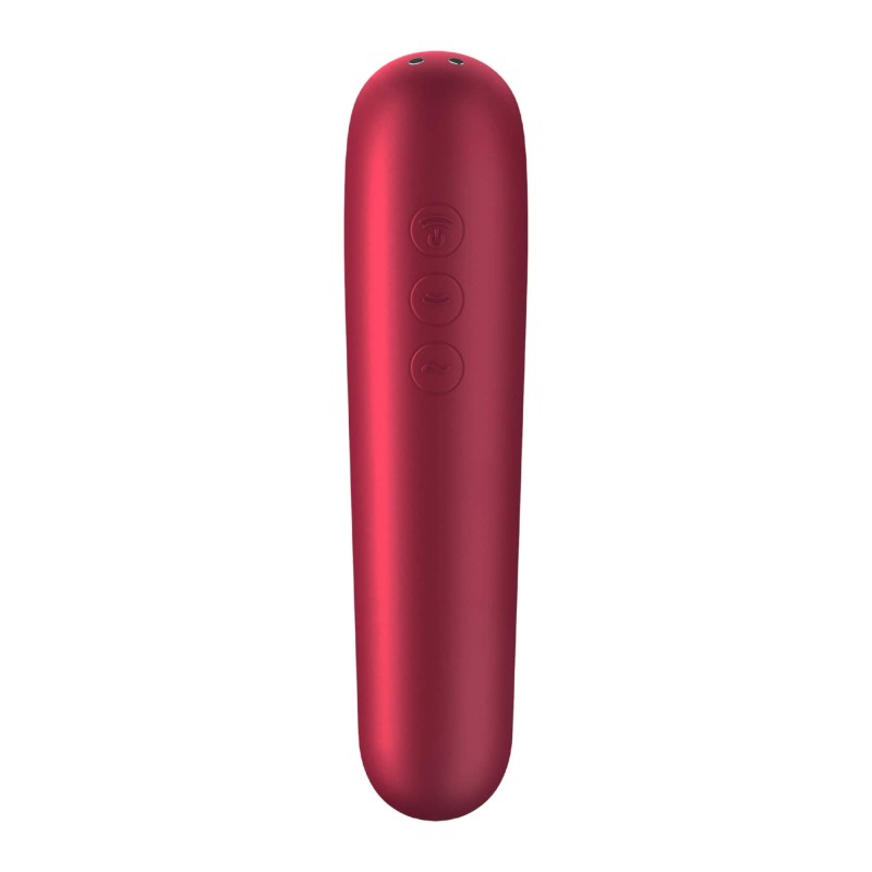 Satisfyer Dual Love - okos hüvelyi és csikló vibrátor (piros) 80943 termék bemutató kép