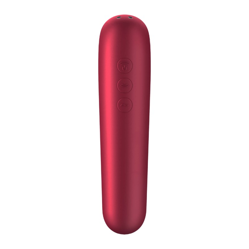 Satisfyer Dual Love - okos hüvelyi és csikló vibrátor (piros) 40492 termék bemutató kép