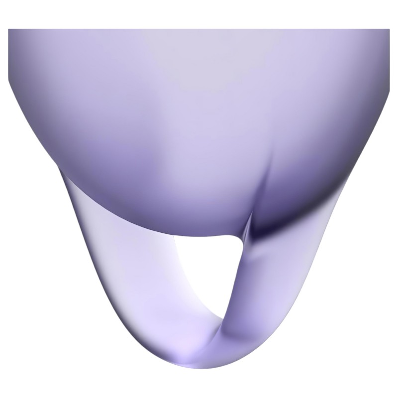 Satisfyer Feel Confident - menstruációs kehely szett (lila) 112498 termék bemutató kép