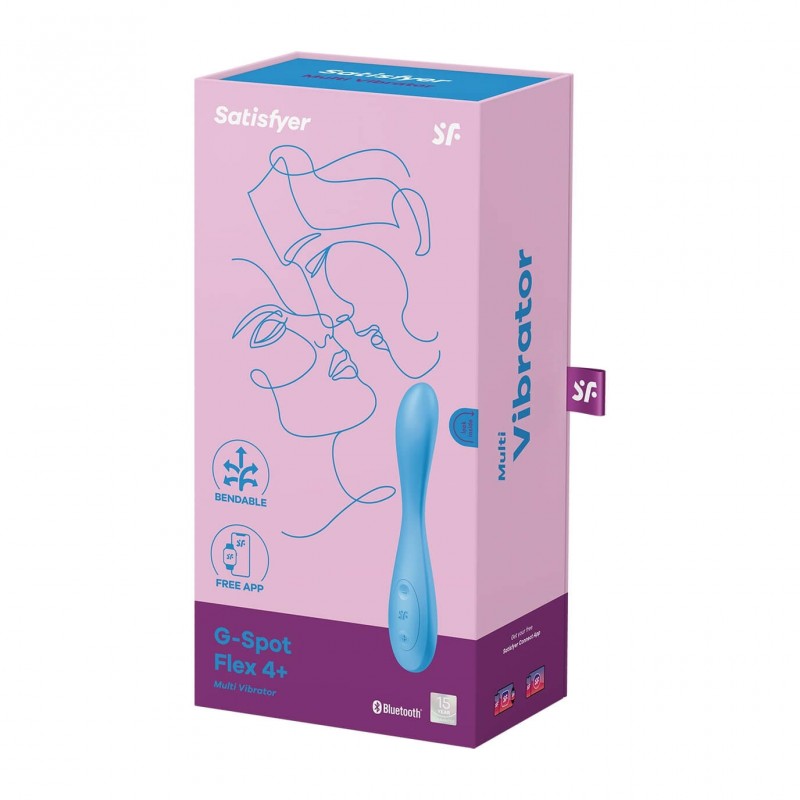 Satisfyer G-spot Flex 4 - okos G-pont vibrátor (türkiz) 63920 termék bemutató kép