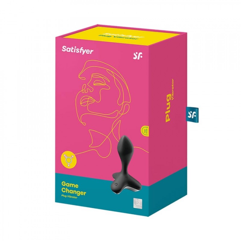 Satisfyer Game Changer - akkus anál vibrátor (fekete) 52705 termék bemutató kép