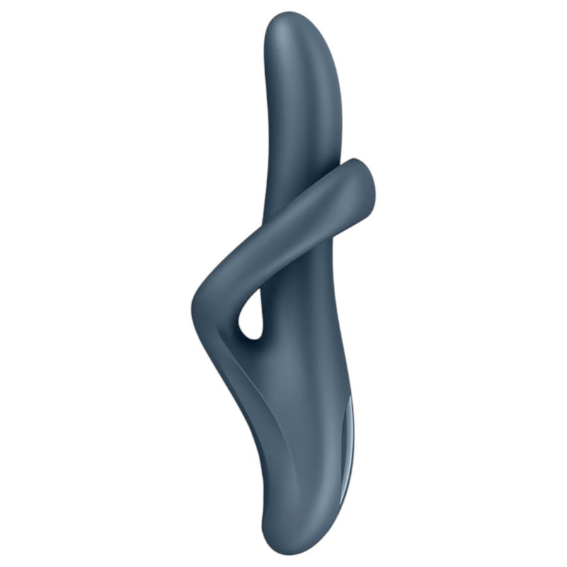 Satisfyer Heat Flex 4 - melegítő csiklókaros vibrátor (szürke) 109047 termék bemutató kép