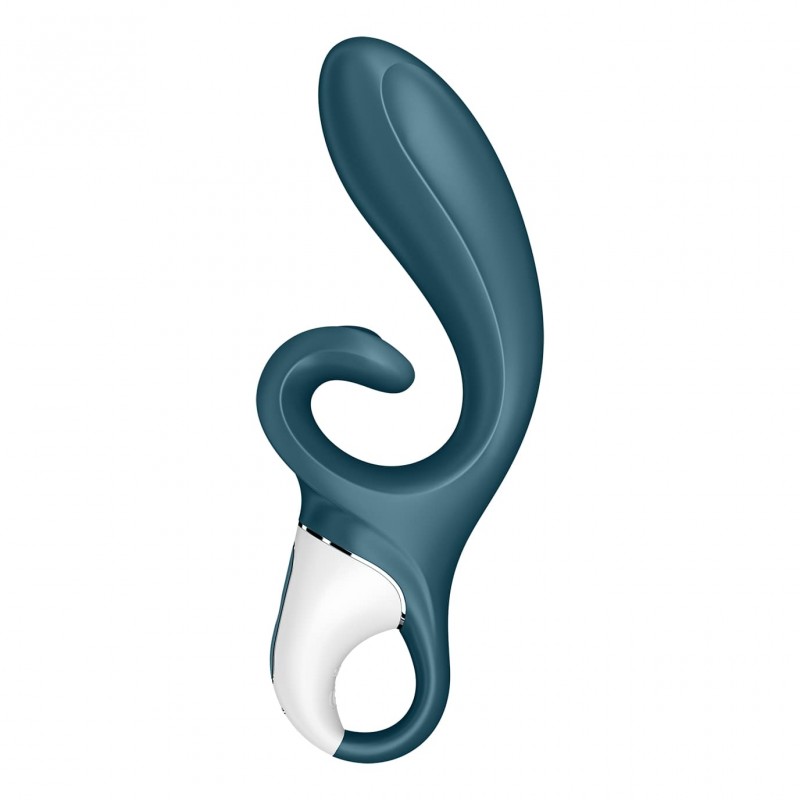 Satisfyer Hug Me - App-vezérelt csiklókaros vibrátor (kék) 89117 termék bemutató kép