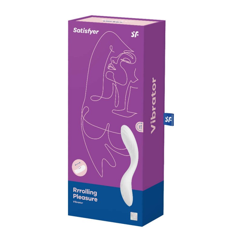 Satisfyer Rrrolling - mozgó golyós G-pont vibrátor (fehér) 54791 termék bemutató kép