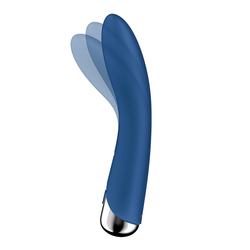 Satisfyer Spinning Vibe 1 - forgó fejes G-pont vibrátor (kék) 86649 termék bemutató kép