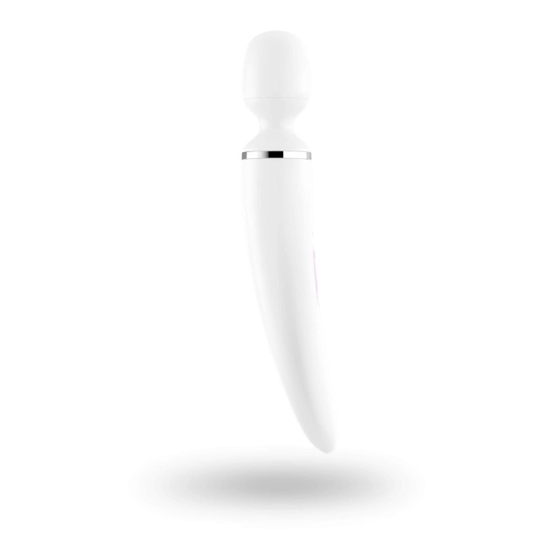 Satisfyer Wand-er Woman - vízálló masszírozó vibrátor (fehér) 91937 termék bemutató kép