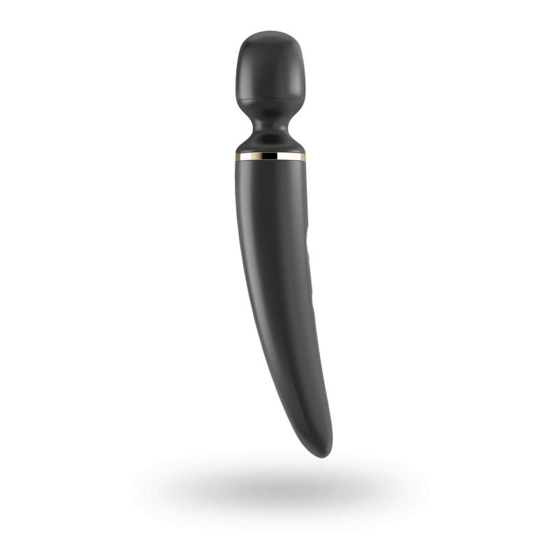 Satisfyer Wand-er Woman - vízálló masszírozó vibrátor (fekete) 91944 termék bemutató kép