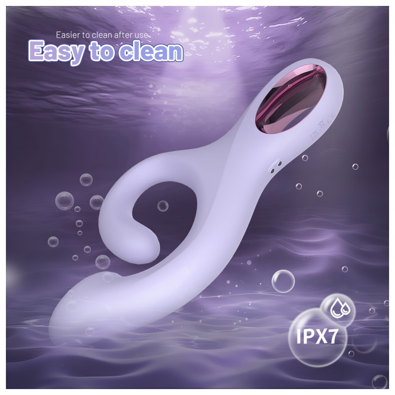Sex HD - csiklókaros G-pont vibrátor (lila) 135257 termék bemutató kép