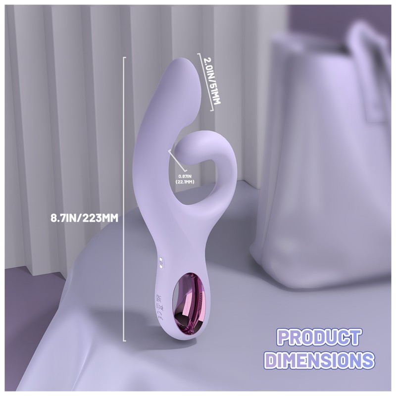 Sex HD - csiklókaros G-pont vibrátor (lila) 128233 termék bemutató kép