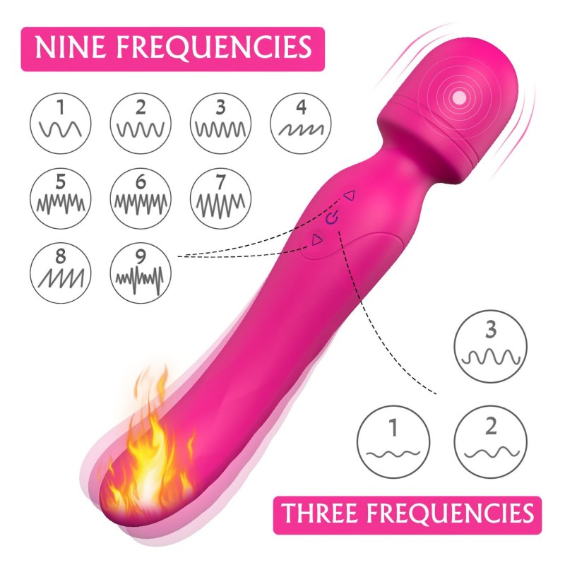 Sex HD Iris - 2 motoros melegítő masszírozó vibrátor (pink) 126849 termék bemutató kép