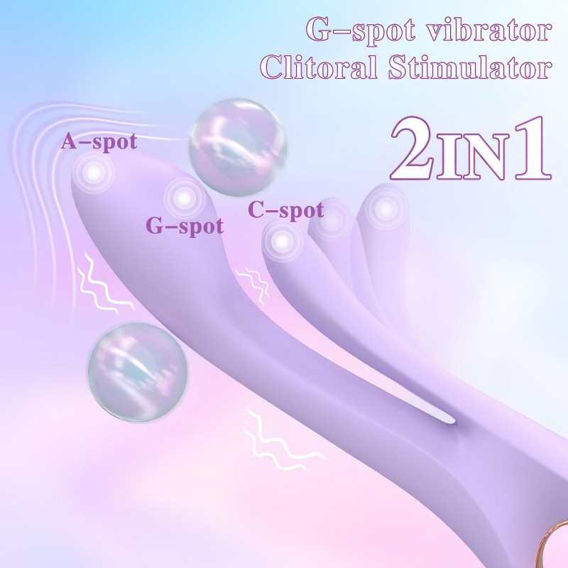 Sex HD Kaethe - csiklókaros vibrátor (lila) 104801 termék bemutató kép