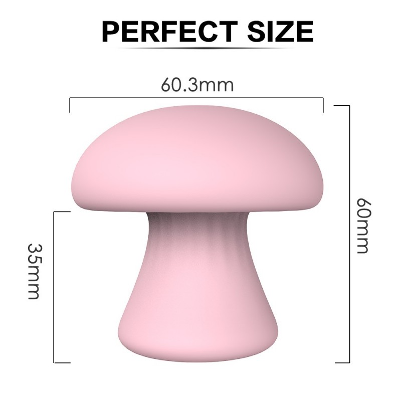 Magic Mushroom - akkus arcmasszírozó (pink) 91415 termék bemutató kép