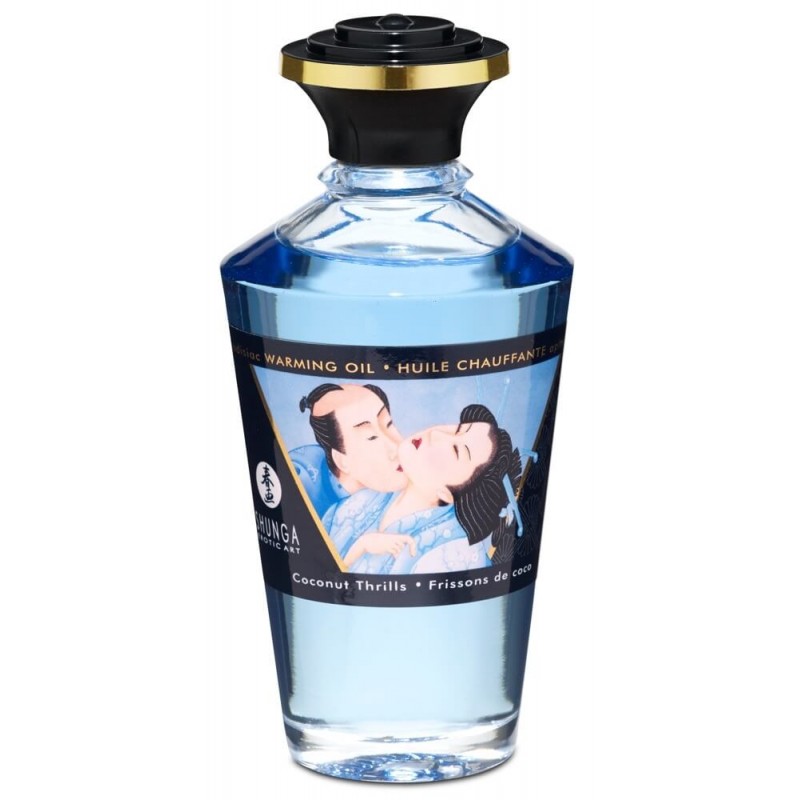 Shunga - melegítő masszázsolaj - kókusz (100ml) 78097 termék bemutató kép