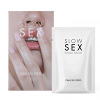 Slow Sex - ehető orál szex lapok - menta (7 db) 55024 termék bemutató kép