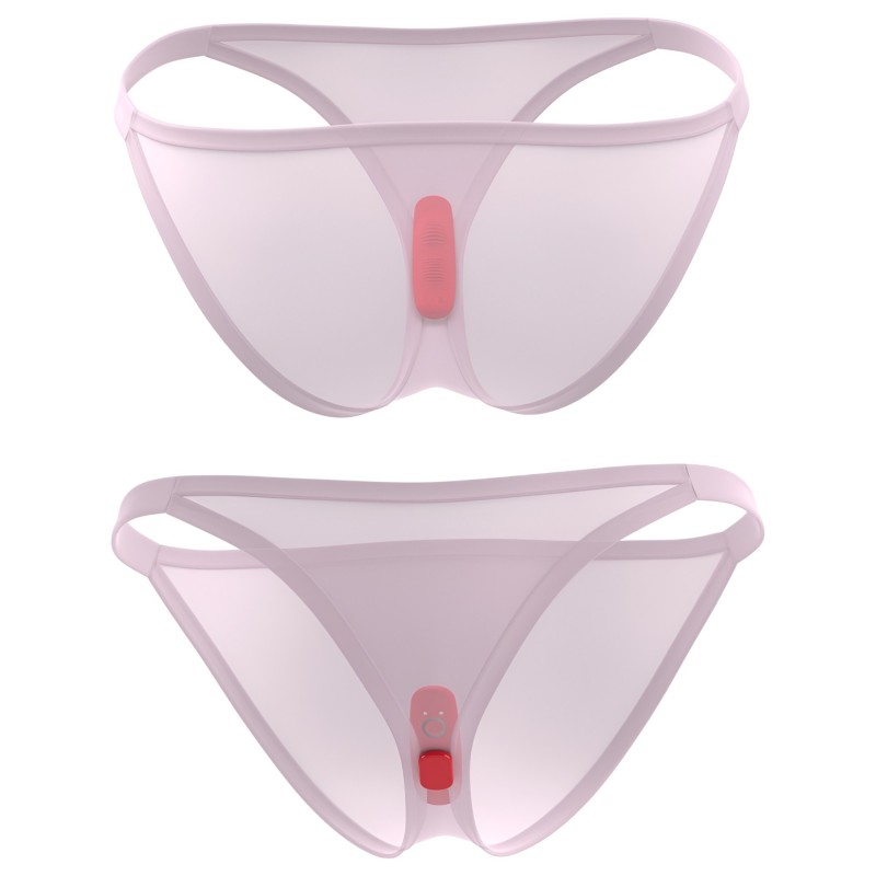 Smile - akkus, rádiós bugyi vibrátor (piros) 93411 termék bemutató kép