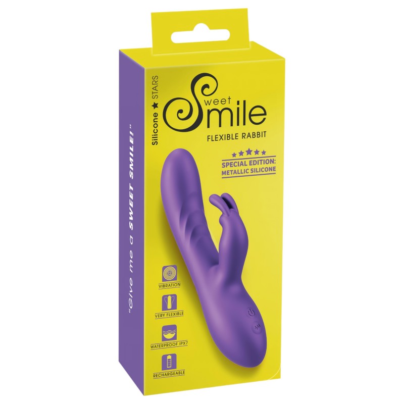 Smile - csiklókaros vibrátor (lila) 104185 termék bemutató kép